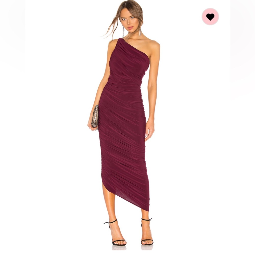 Norma Kamali Diana Gown in Plum - Small - on Revolve for $215 - worn once